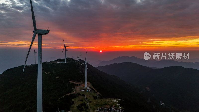 浙江台州括苍山日出云海