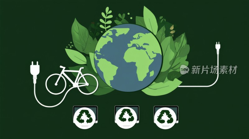 绿色环保生活，低碳出行与循环利用