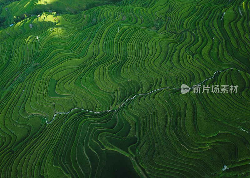 贵州黔东南从江县加榜梯田田园风光