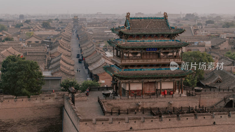 山西华严寺双林寺平遥古代彩色宗教人物雕塑