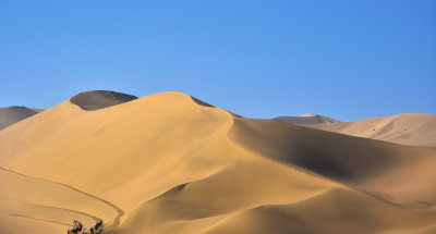 甘肃敦煌沙漠风景