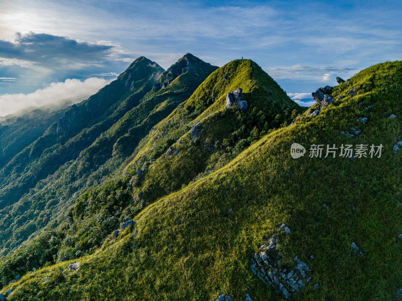 森林大山原生态云海航拍