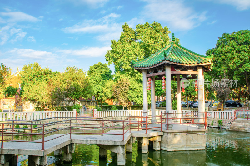 福建泉州承天禅寺园林建筑