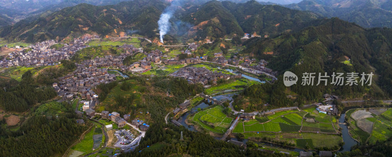 广西柳州市程阳八寨春天风光