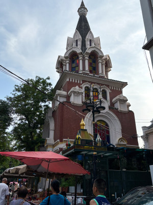 辽宁大连俄罗斯风情街街景