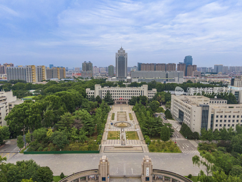 山东大学中心校区航拍