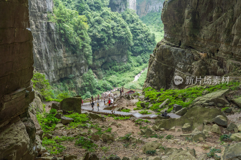 重庆武隆天坑天生三桥