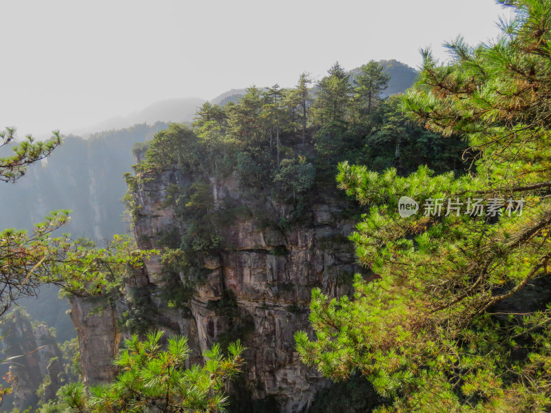 中国湖南张家界国家森林公园旅游风光