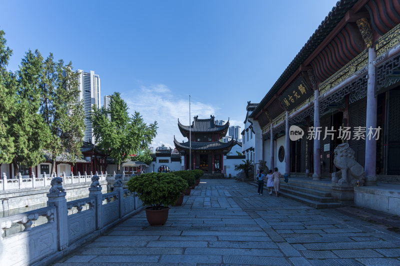 武汉汉阳区归元禅寺江南寺庙风景