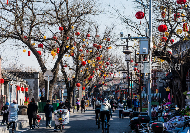 北京驼铃古道模式口大街街景