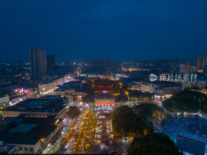 四川德阳文庙夜景