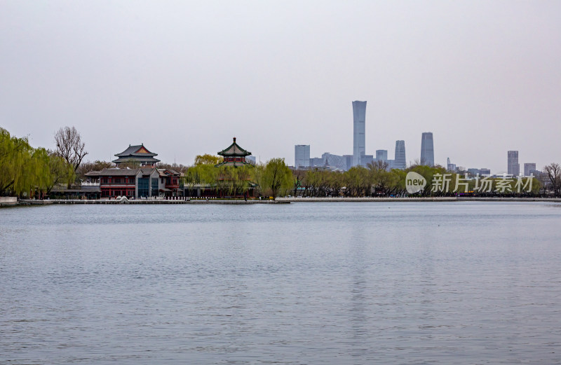 北京什刹海后海公园景点景观