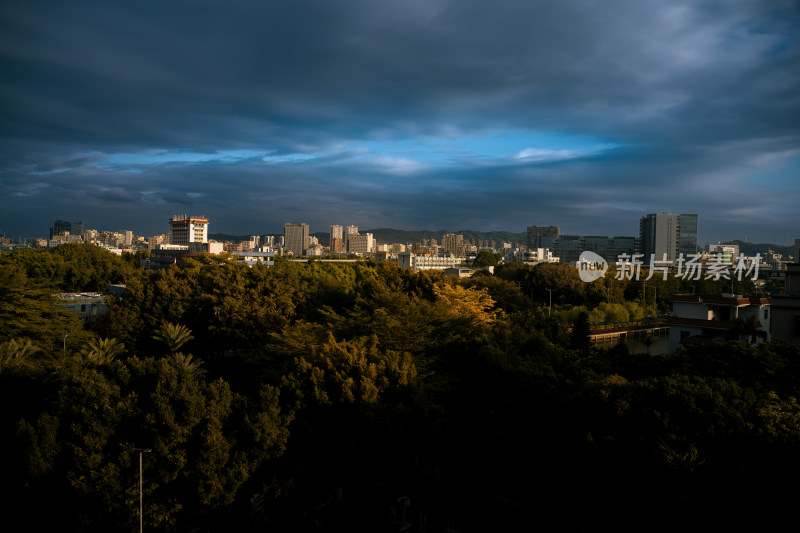 风景天空城市