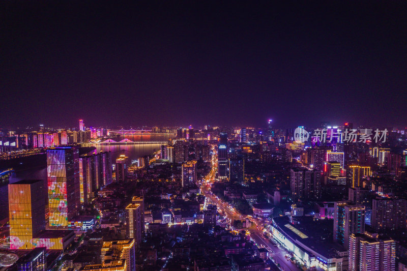 湖南长沙城市夜景