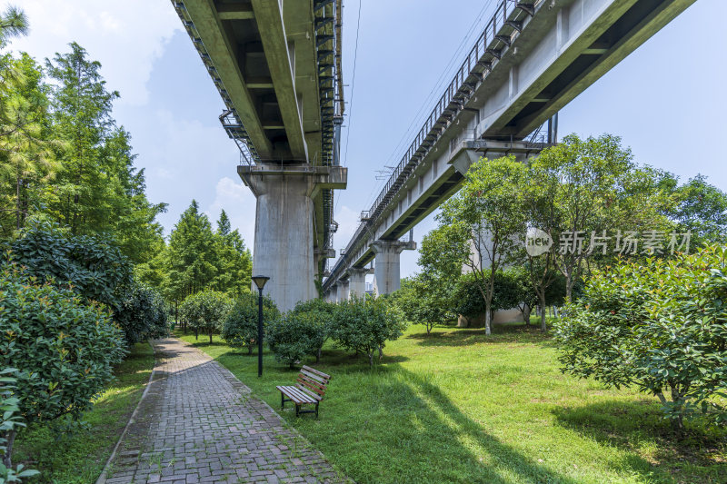 武汉青山区戴家湖公园风景