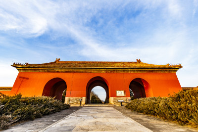 北京昌平区十三陵神道景区大红门