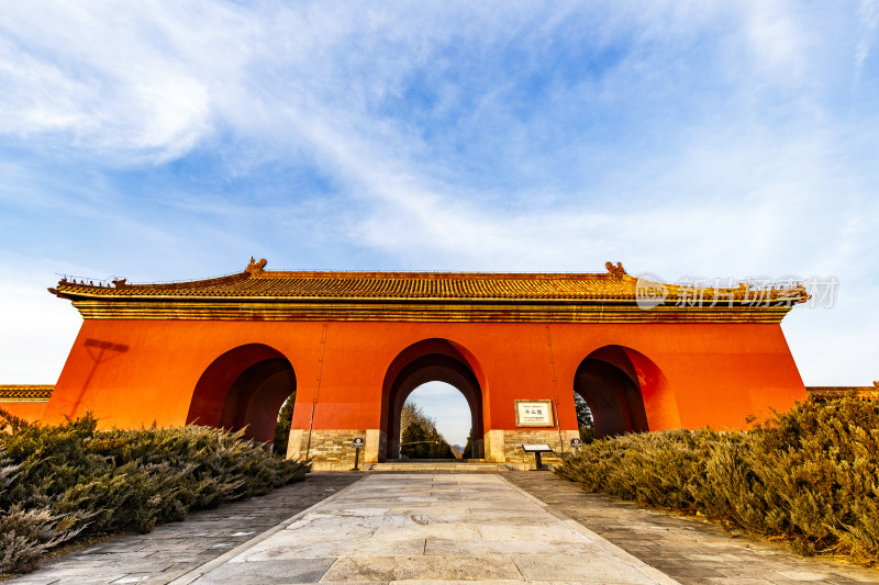 北京昌平区十三陵神道景区大红门