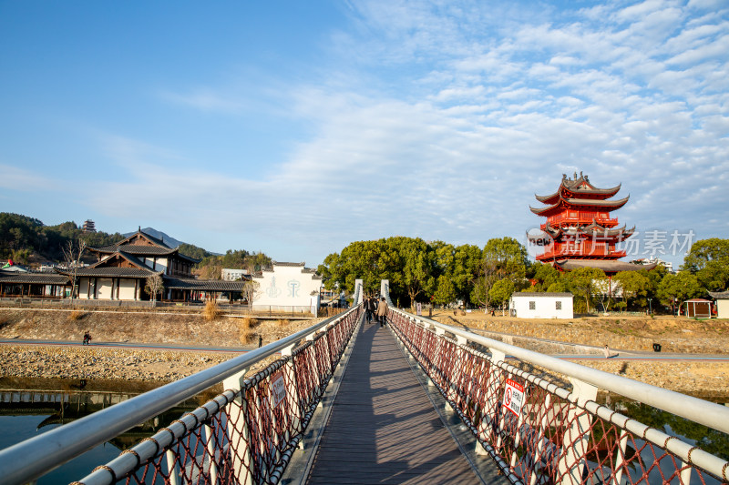 浙江丽水龙泉市区风景