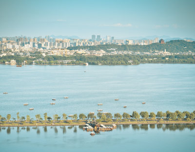 杭州西湖宝石山风景区