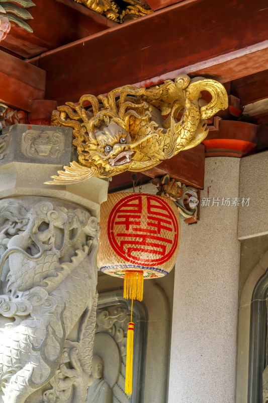 潮州开元古寺古建筑特写