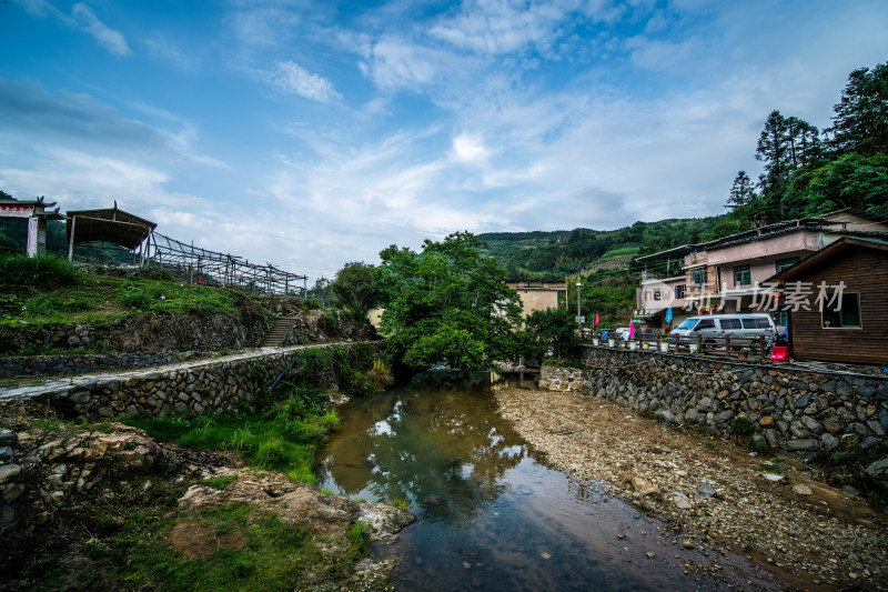 福建南靖土楼航拍