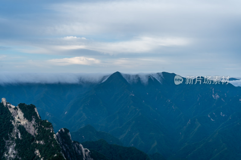 陕西华山山顶的风光