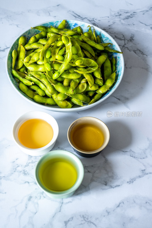 毛豆水煮青豆食物