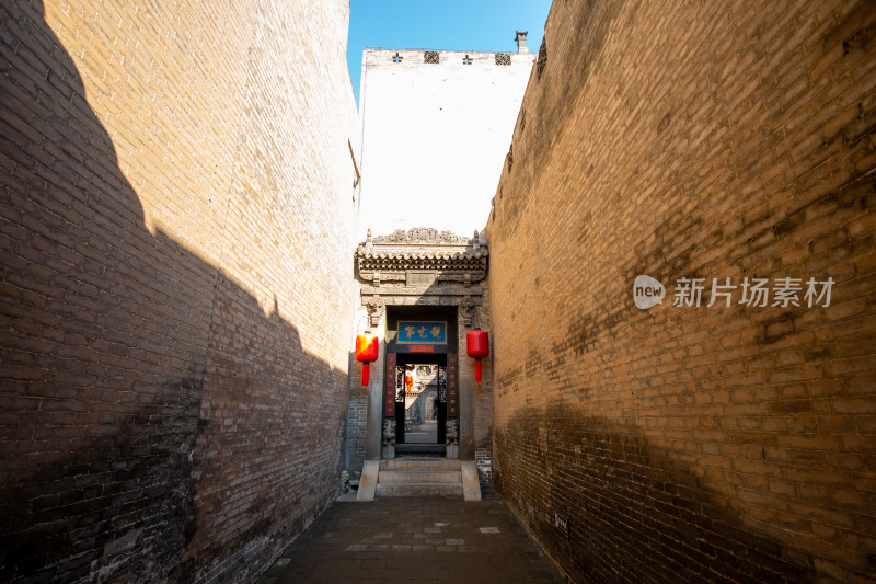 山西祁县晋商老街古城渠家大院