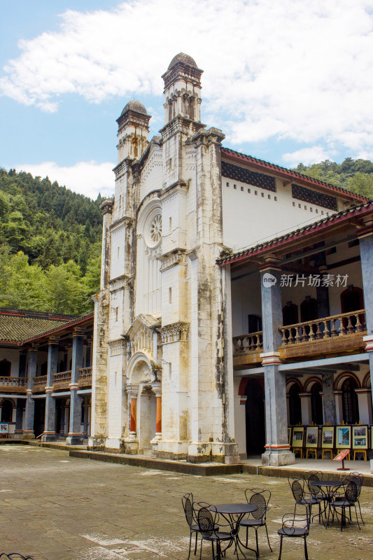 古建筑教堂神学院白鹿上书院