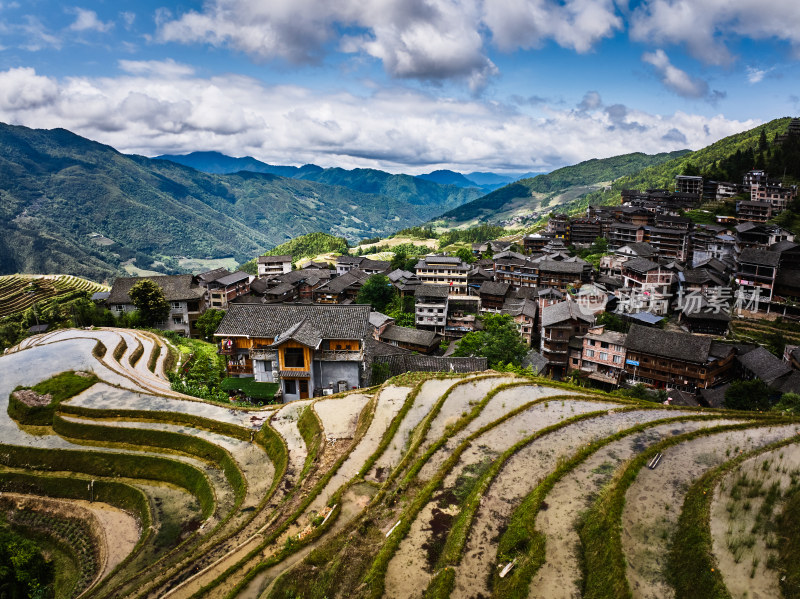 广西千层梯田