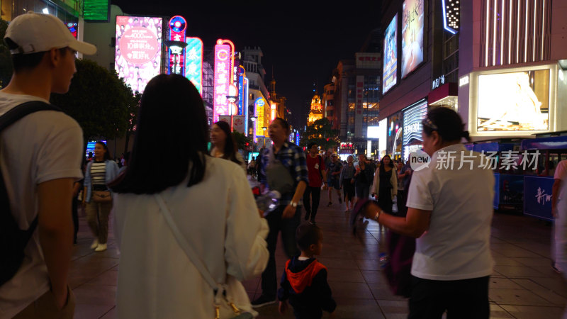 上海南京路夜景