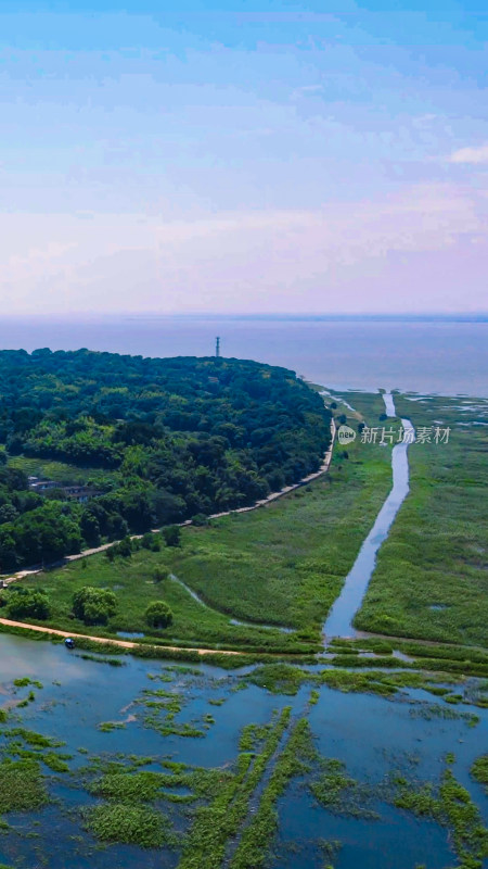 岳阳洞庭湖君山岛