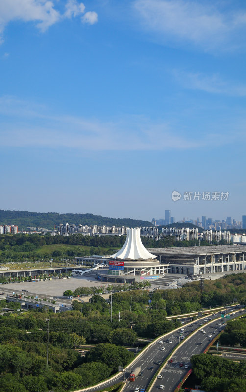 广西南宁国际会展中心城市风光建筑