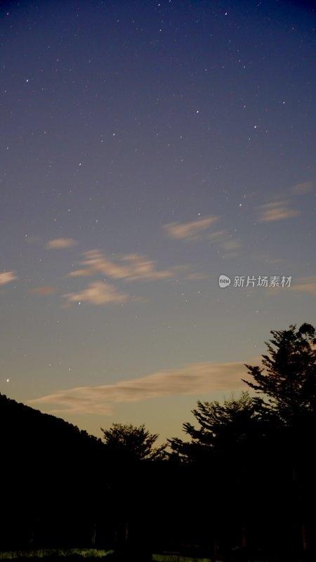 夜晚的星空