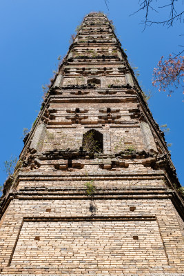 秋季的浙江台州 天台山国清寺