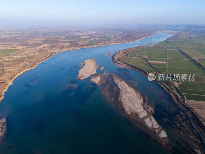 中国江河母亲河黄河生态湿地环境