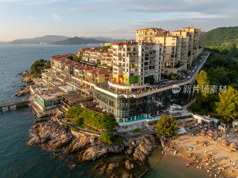 海滨度假建筑群俯瞰