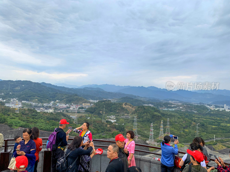 湖北宜昌三峡大坝风景区旅游风光