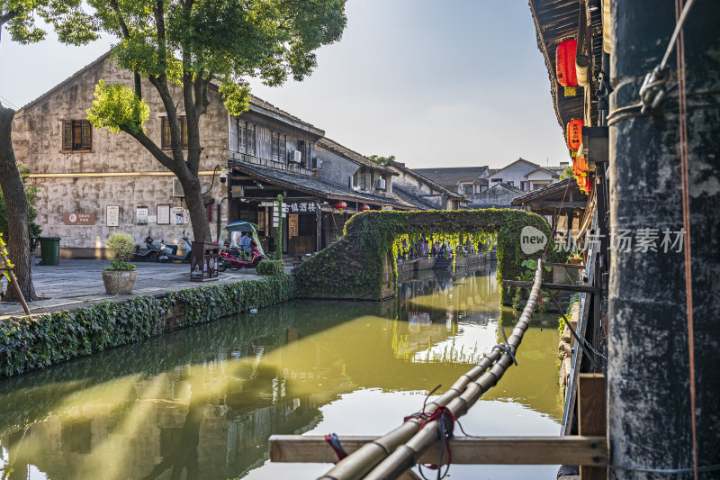 绍兴安昌古镇江南水乡风景