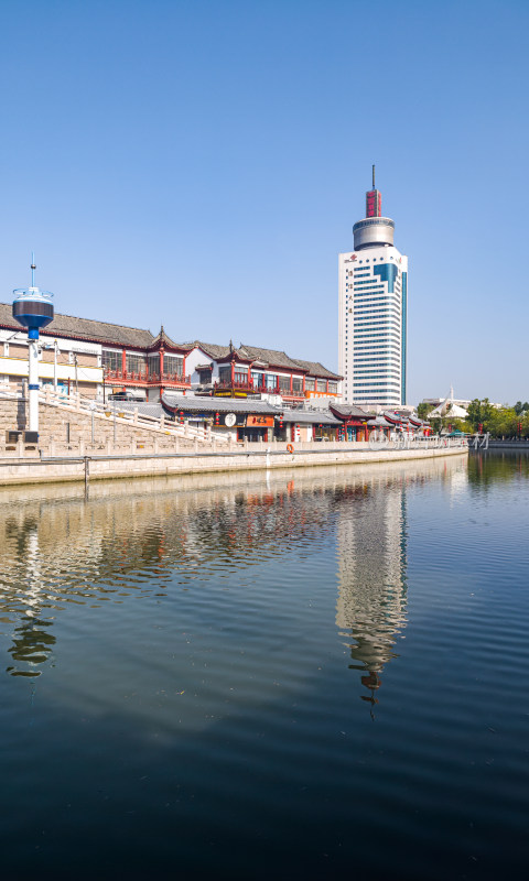 山东济宁古运河东大寺竹竿巷景观