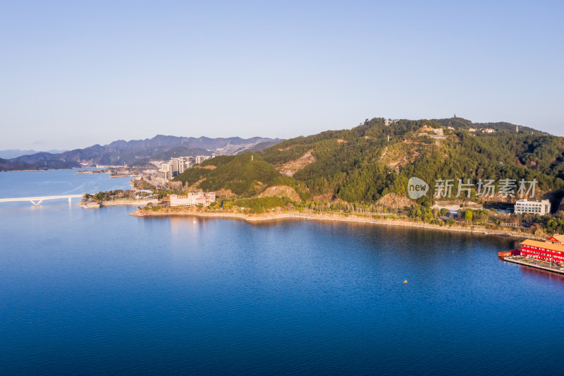 浙江杭州千岛湖航拍