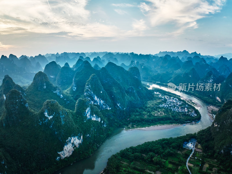 桂林九马画山风光美景