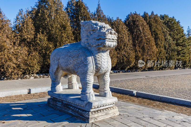 河北唐山市遵化清东陵石像生麒麟