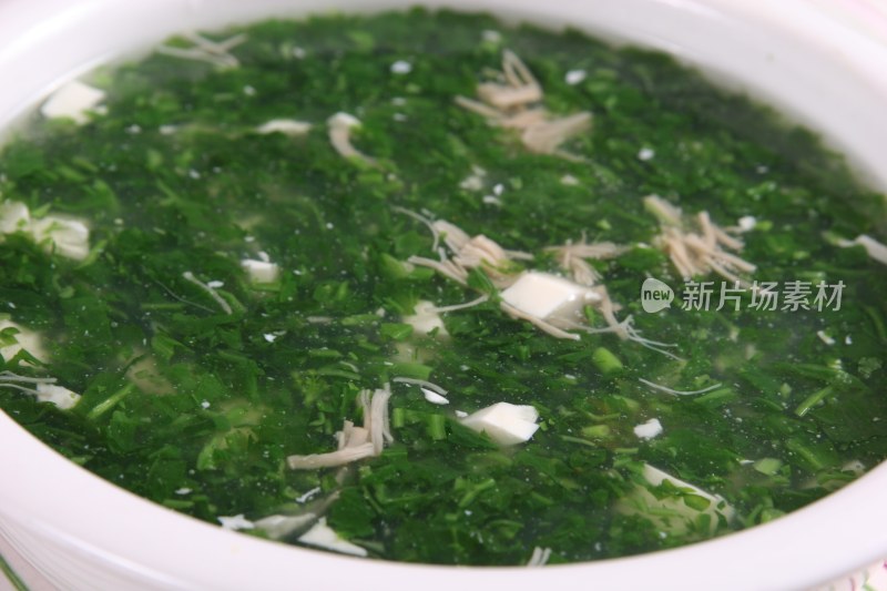 瑶柱荠菜豆腐羹