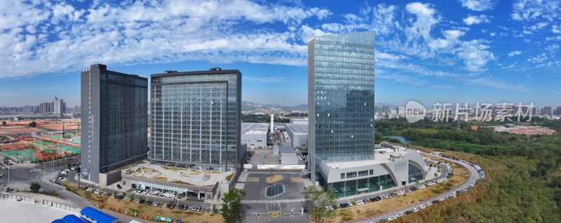 深圳市开沃新能源汽车基地坑梓比亚迪航拍