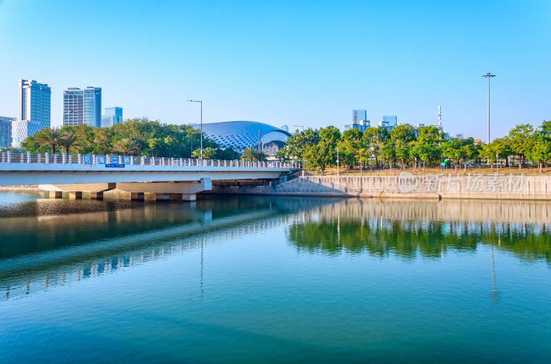 深圳湾后海二桥与滨海城市建筑景观