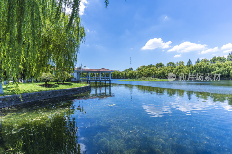 武汉武昌区四美塘公园风景