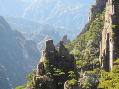 中国安徽黄山旅游风光