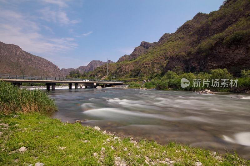 北京门头沟南石洋大峡谷永定河