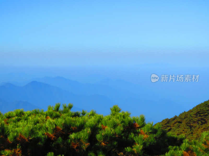 中国安徽黄山旅游风光